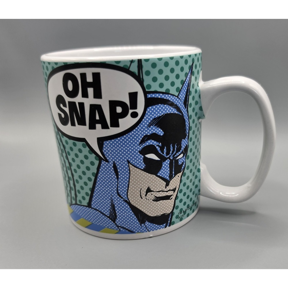 Batman OH SNAP! DC Comics S14 Ceramic Coffee Mug Bat Signal Pop Art 14 oz
